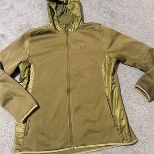 Under Armour olive Green Swacket Hoodie